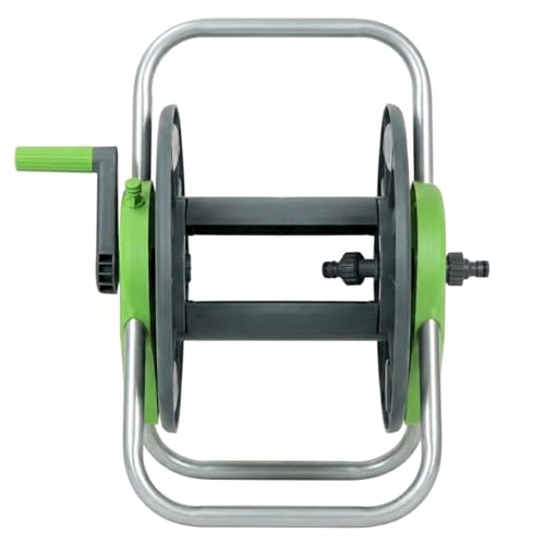 Image of Vinka Hose Reel Stand (Plastic) Complete Set for Holding Water Pipe of 1 /2(inch) 100 Mtr. Easy Winding Rewinding. Saves Pipe from Cuts, Kinking, Breakages and extends life of Water Pipes