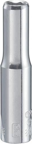 CRAFTSMAN Toma profunda, métrica, unidad de 1/4 pulgadas, 0.236 in, 6 puntos (CMMT44403)