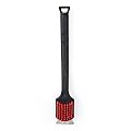 Kingsford Grill Cleaning Brush and Scraper with Nylon Bristles, Bottle Opener, and Rubber Handle - Heavy Duty BBQ Grill Scrubber for Outdoor Grill Cleaner, Barbecue Brush, 17 Inch