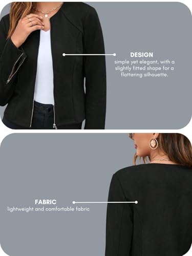 Image of GRECIILOOKS Women Poly Lycra Standard Length Oversized Jacket Korean Style Casual Outerwear | Streetwear Party Jacket with Trendy Loose Fit (Available in Plus Size)