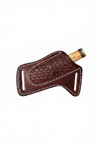 Leather Knife Sheath for Belt EDC Folding Pocket Knife Holst