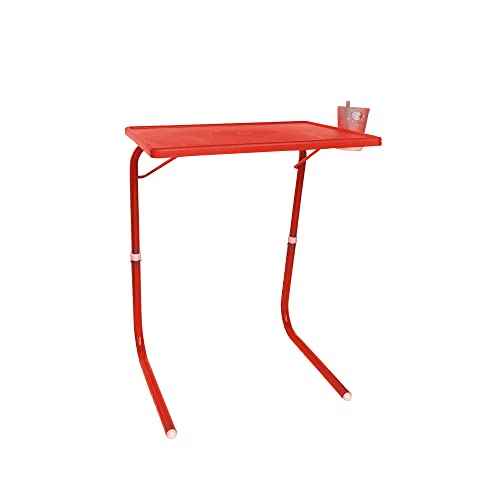Image of TAVASYA Adjustable Table Mate Laptop Table Kids Table Study Table Utility Table Multi Purpose Table Orange Color TYTM7