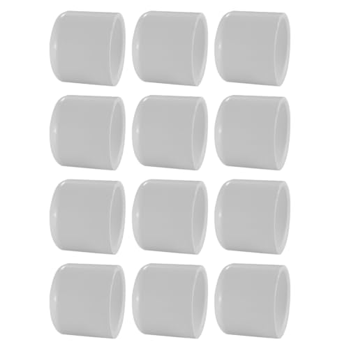 Lesso America 447 Series PVC Pipe Fitting - Cap - Schedule 40 (White) - 10" (SOC) 12 PCS/High-Flow Capacity/Plumbing, Irrigation, Pool, Spa/NSF Certified/Construction Grade (447-100)