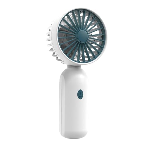 Ventilador de mano – Ventilador recargable | Pequeño | Refrigeración portátil USB de 3 velocidades | USB multivelocidad pequeño | Personal de mano | Dispositivo de refrigeración silencioso y ligero