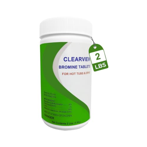 ClearView Bromine Tablet for Spas 1 Brominating Tablets for Pools 2 Lbs