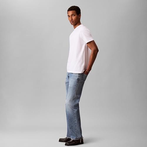 Image of Calvin Klein Men's Relaxed Fit CK Logo Crewneck T-Shirt