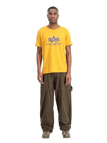 T-Shirt Alpha Industries Basic BL coton mode homme coupe regular confortable - 3