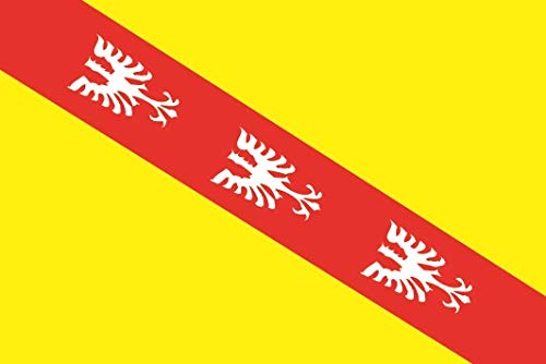 U24 Drapeau de la Lorraine - Province de Lorraine - Qualité supérieure - 20 x 30 cm