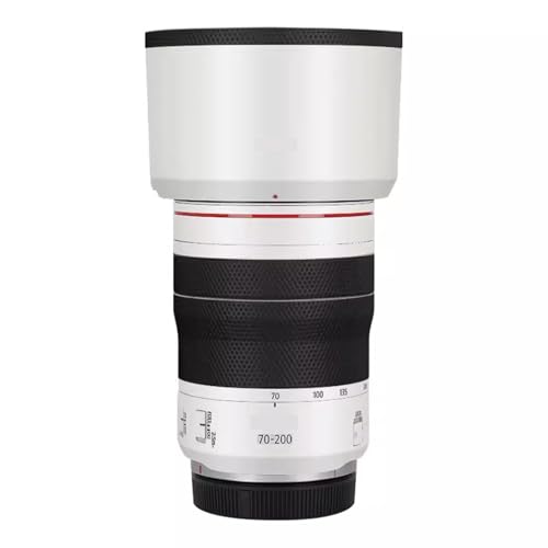 Pegamento protector para lente de cámara Canon RF 70-200 mm F4 L IS USM, película adhesiva decorativa antiarañazos en blanco manchado miniatura 1