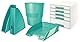 Leitz Briefkorb, A4, 5er Pack, Eisblau, WOW-Serie, 52263051