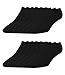 Produktbild ELBEO Herren Sneaker-Socken Freizeitsocken 906609 12 Paar, Farbe:Schwarz, Menge:12 Paar (4x 3er Pack), Größe:39-42, Artikel:-9500 schwarz