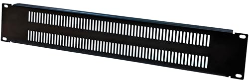 Electriduct 2U Airflow Blank Panel Cable Manager Server Rack Wire Management System