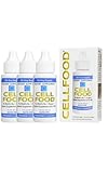 Cellfood Oxygen Boost - 1 fl oz, 3 Pack - Liquid Oxygen Supplement for Lymphatic Drainage, Altitude Sickness, Jet Lag, Fatigue, Headaches, Hangovers & Energy - Gluten Free, Cert. Kosher