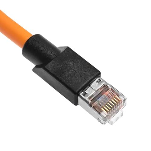 Cable RJ45 Cat 6a Ethernet 15 m Alta Velocidad Naranja miniatura 3