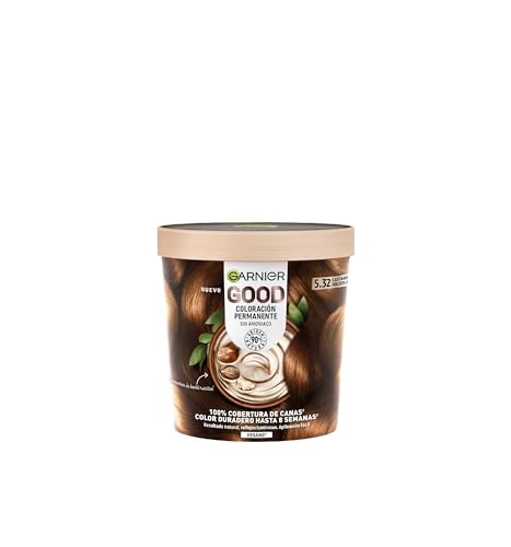 Garnier Good Coloración Permanente Sin Amoniaco Castaño Nº 5.32, 217 ml