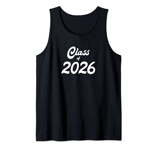 Class of 2026 | Graduation School Spirit Her Senior Class Tank Top