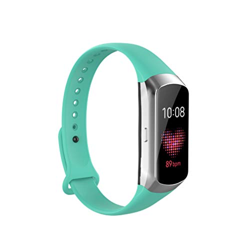Comtax �o���h Compatible with Samsung Galaxy Fit SM-R370 �o���h �����p�x���g �_�炩�� �V���R�� �x���g (�O���[��)