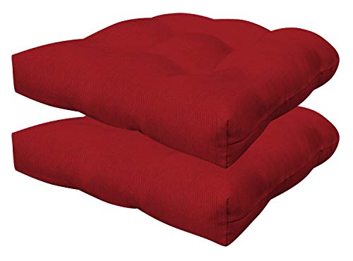 Honeycomb Outdoor Contoured Tufted Cushion Set, 19.5