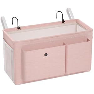 Edudif Rosa Betttasche Nachttisch-Caddy