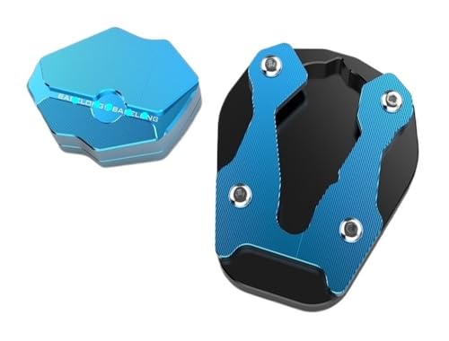 Élargisseur pied béquille CFMOTO IBEX450 bleu résout enfoncement sol meuble 450MT 2024