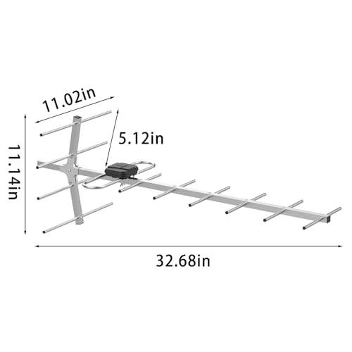 Outdoor Digital HDTV Antenna,Antennas for TV Support Attic or Roof Mount - image 4