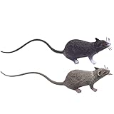 Parfait pour les farces: que vous planifiiez une peur inoffensive ou que vous cherchiez à divertir les invités, ces fausses souris réalistes servent d'outil de farce parfait pour provoquer des rires et des réactions surpris..Fausse souris réaliste