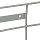 Relaxdays Handschuhspender 2er Set, für Einweg-Handschuhboxen, Handschuhhalter Wand, HBT: 9,5 x 28 x 9,5 cm, Eisen, grau