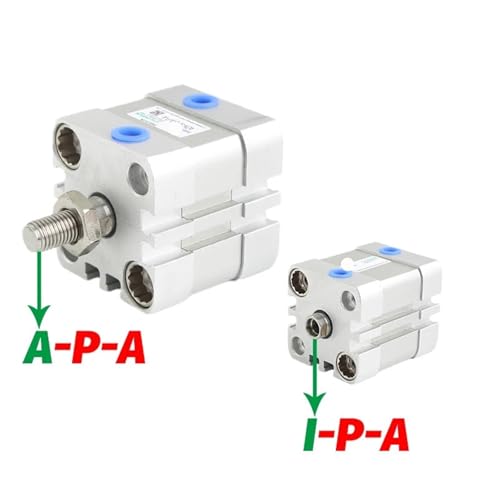 Cylindres compacts ADN-50-10-APA anti-vibration pour bloquer les arrêts machine