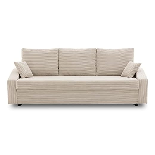 Couch Dorma mit schlaffunktion, einfacher Aufbau, modernes Design, polstermöbel. Schlafcouch zum Wohnzimmer. Widerstandsfähiges, Minimalistisches Design (POSO 100)