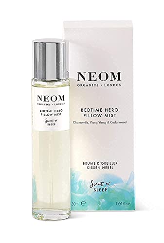 NEOM – Bedtime Hero Pillow Mist, 30ml | Chamomile & Ylang Ylang | Fruity Fresh Fragrance | Relax for Sleep