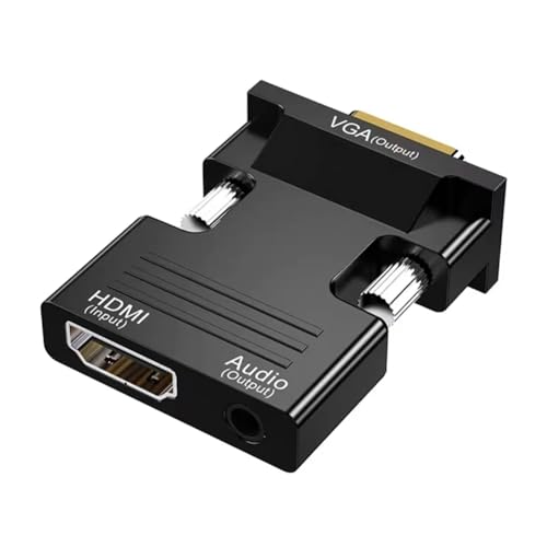 Ladruph HDMI to VGA ϊ A_v^ VGA HDMI o 1080P HDMI(X)VGAiIXj֕ϊP[u rfIϊA_v^[ p\R/m[gp\R/PC/vWFN^[ HDTV/Chromebook/Rasp