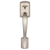 Kwikset 98150-002 Avalon zewnętrzny uchwyt tylko z leworęcznymi dźwigniami Tustin, satynowy nikiel