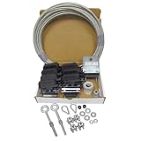 Nylon Trolley Festoon Kit, 2 Trolleys, 0.31-0.59' O.D. Round Cable/Hose Saddle by Gleason Reel