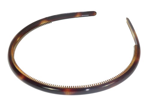 Charles J. Wahba - 1/4" Wide Multi-Teeth Headband - Demi-Blonde Color - Made in France