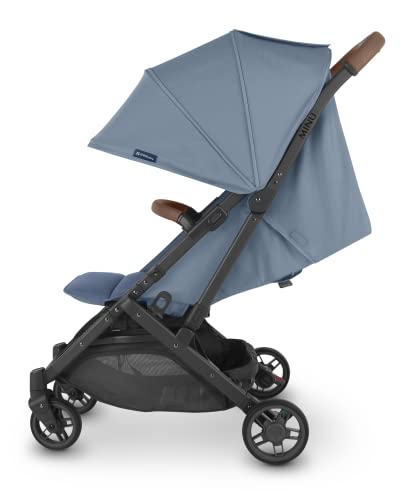 Minu V2 Stroller-Charlotte (Coastal Blue/Carbon/Saddle Leather) #TOP2
