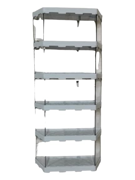 Image of Zebra Polymers Stackable Vertical Display Rack for Die Cast & Scale Models (1:43 /1:32 /1:34 /1:44) | Compact Diecast Display Rack & Modular RC Model Organizer (10 Rack)