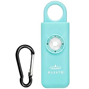 Personal Safety Alarm Keychain for Women – Loud 125 dB Siren, Strobe SOS LED Light – Self Defense Siren for Women Men…