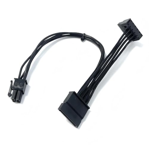 Cable de energía JINTAI 2x2 a 2 SATA 15P 200+80mm miniatura 3