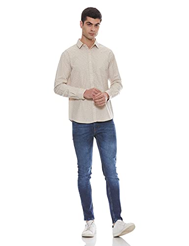 Image of Max Men's Printed Slim Fit Shirt