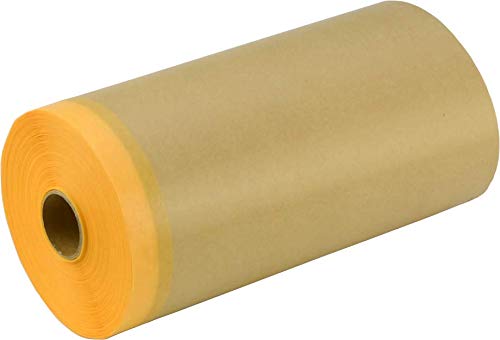 S.O.A. AKK3MDYP15035 - Mascarillas de papel con cinta washi, papel kraft con cinta adhesiva Washi, para pintura de automóviles, paquete de 50