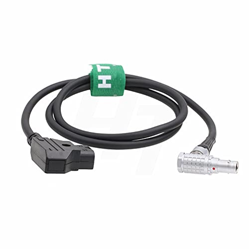 Cable de alimentación D-Tap a 0B de 2 pines con ángulo recto para Teradek Bolt y Z CAM 2