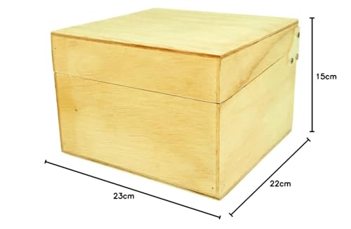 Caixa de fichário, 5x8 (Médio), Madeira Pinus Luxo - Souza & Cia, (Ref: 3543)