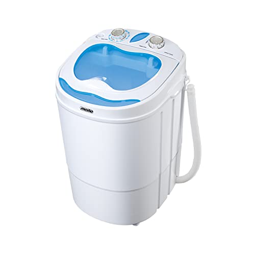 JUNG MESKO MS8053 Mini lave-linge avec essoreuse blanc, lave-linge automatique jusqu'à 3 KG, programme de lavage de 15 min Lave-linge de voyage, mini-lave-linge, camping Lave-linge mobile, Toploader