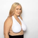 Ta-Ta Towel- Basic Cotton Lounge Bra (X-Large, White)