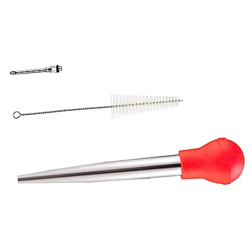 LABRIMP Turkey Basting Kit Meat Injector for Grilled Meat Seasoning Injection Tool Kitchen Gadget for Home