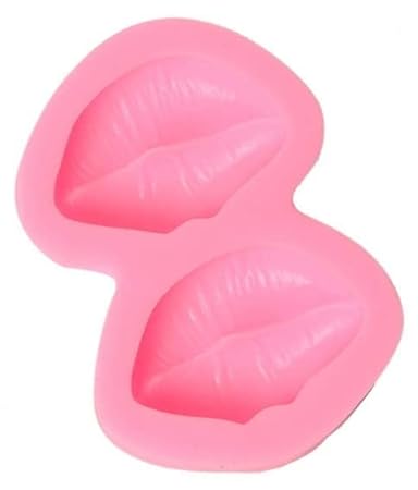 Luscious Lips 2 Cavity Silicone Mold for Chocolate Gum Paste Fondant Crafts