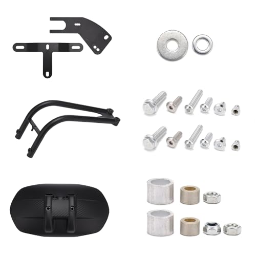 Image of JSCARLIFE Motorcycle Mudguard, Rear Wheel Cover Splash Guard