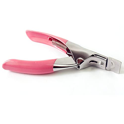 Cortaúñas acrílico rosa para uñas postizas miniatura 5