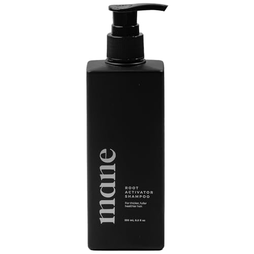 Superior Mane Hair Growth Shampoo for Men (250ml) Activating Follicles & Roots for Thicker & Fuller Hair | Cleanse, and Hydrate Scalp | Root Activator | Regrowth Shampoo for Men