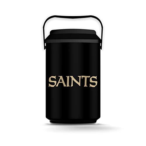 Cooler Térmico para 10 Latas, Licenciado NFL, modelo New Orleans Saints (Preto)